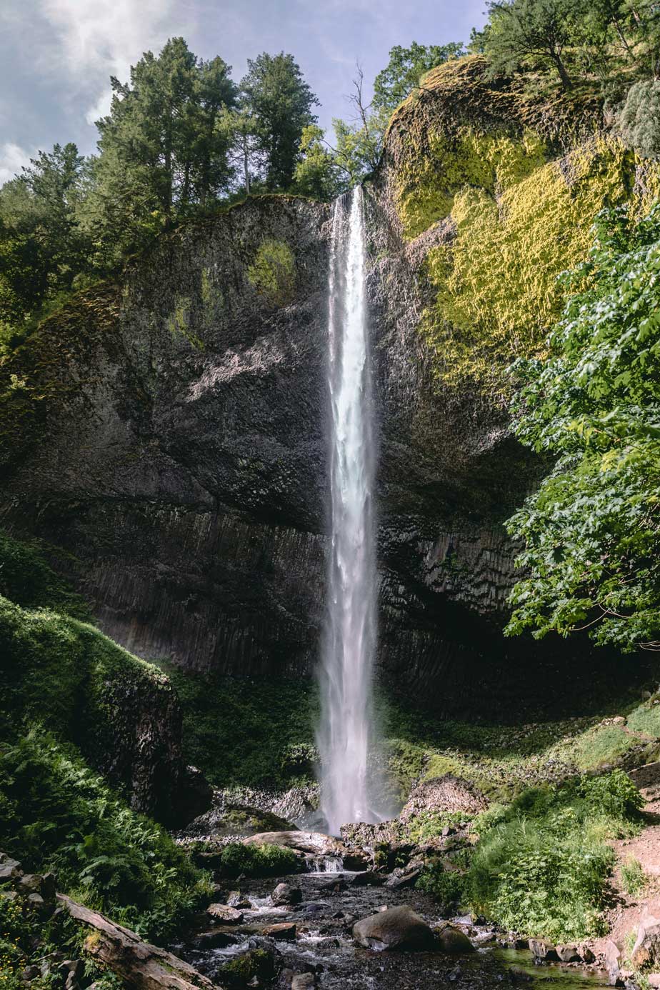 Latourell Falls at The Gorge in Oregon