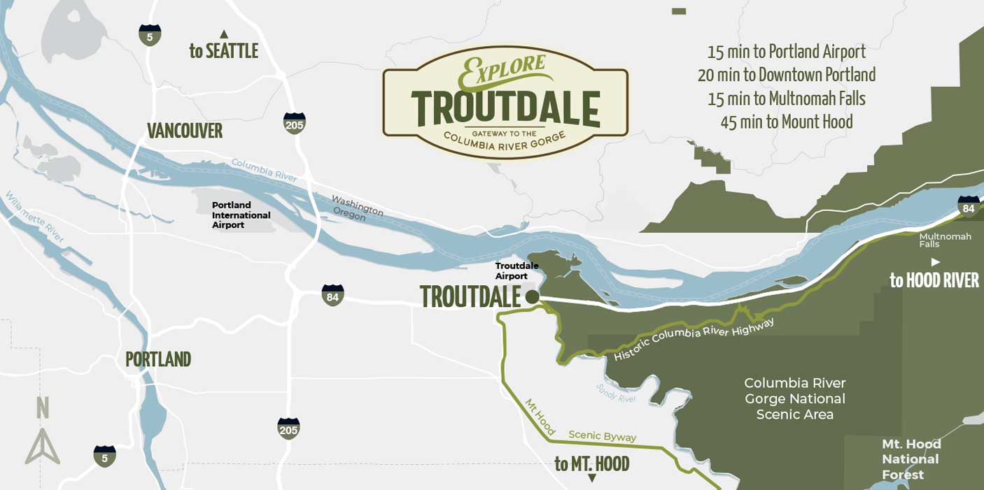 Troutdale Map